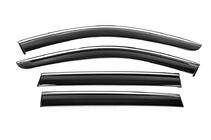 Subaru Outback 2009-2014 гг. Ветровики с хромированным молдингом Niken Luxury (4 шт) фото 1