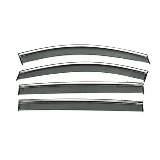 Ветровики с хромированным молдингом Niken Luxury (4 шт)