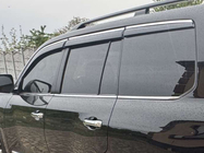 Lexus LX570/450d 2008-2022 гг. Ветровики с хромированным молдингом Niken Luxury (2008-2015, 6 шт) фото 3