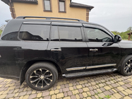 Toyota Land Cruiser 200 2007-2021 гг. Ветровики с хромированным молдингом Niken Luxury (6 шт) фото 3
