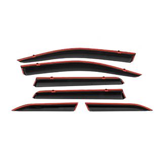 Ветровики с хромированным молдингом Niken Luxury (6 шт) фото 3