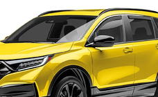 Honda CRV 2017-2022 гг. Вставные ветровики Niken Luxury (4 шт) фото 4
