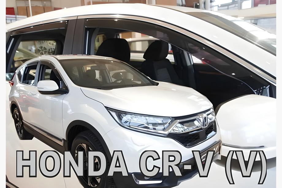 Honda CRV 2017-2022 гг. Вставные ветровики Niken Luxury (4 шт) Image