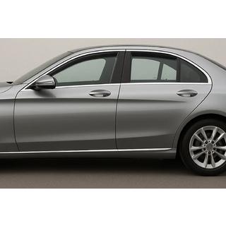 Вставные ветровики Niken Luxury (4 шт) Mercedes C-сlass W205 2014-2021 гг. фото 1