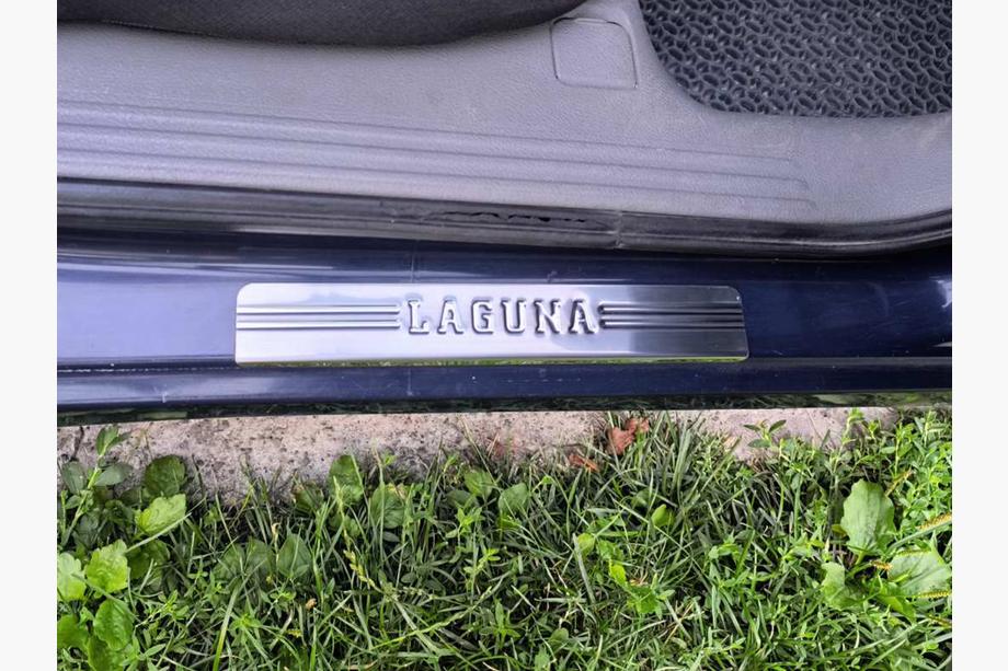 Renault Laguna 2001-2007 гг. Накладки на пороги OmsaLine (4 шт., нержавейка) Фото 6