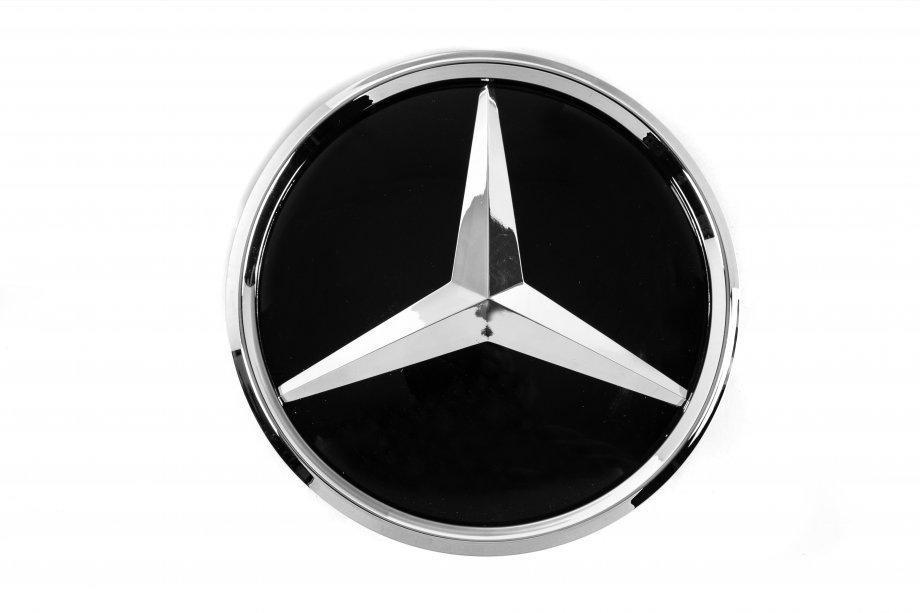 Mercedes C-class W205 2014-2021 гг. Распродажа Передний эмблема под стеклом с хромированной окантовкой a2058806406 (витрина) Фото 1