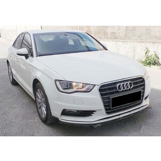 Передняя лип-накладка DPT V-3 (Sedan/HB, черный глянец) Audi A3 2012-2020 гг. фото 2
