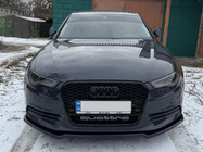 Audi A5 2007-2015 гг. Передний Лип-спойлер DPT (для S-Line, 2011-2015, Черный Глянец) фото 3