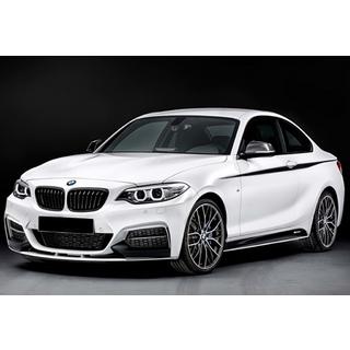 Передний лип-спойлер DPT V-2 (Для M Performance, Черный Глянец) BMW 2 серия F22/F23 2014-2021 гг. фото 1