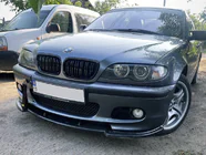 BMW 3 серия E46 1998-2006 гг. Передний лип DPT V-1 (Для M Sport, Черный Глянец) фото 4