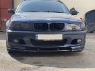 BMW 3 серия E46 1998-2006 гг. Передний лип DPT V-1 (Для M Sport, Черный Глянец) фото 1