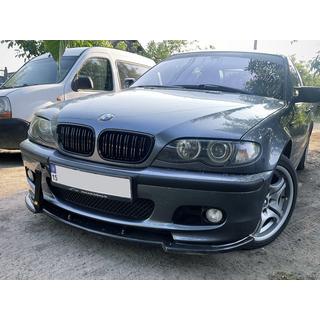 Передний лип DPT V-1 (Для M Sport, Черный Глянец) BMW 3 серия E46 1998-2006 гг. фото 4