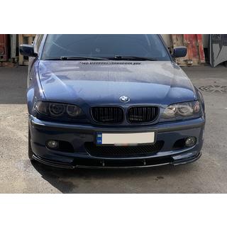 Передний лип DPT V-1 (Для M Sport, Черный Глянец) BMW 3 серия E46 1998-2006 гг. фото 3