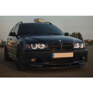 Передний лип DPT V-1 (Для M Sport, Черный Глянец) фото 3