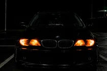 BMW 3 серия E46 1998-2006 гг. Передний лип DPT V-2 (Для M Sport, Черный Глянец) фото 10