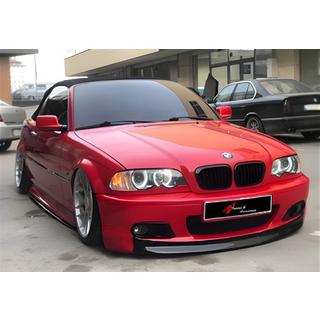 Передний лип DPT V-2 (Для M Sport, Черный Глянец) BMW 3 серия E46 1998-2006 гг. фото 2