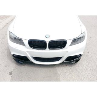 Передние Flap накладки DPT (для E90 M-Sport 2008-2011, Черный Глянец, 2 шт) BMW 3 серия E90/E91 2005-2011 гг. фото 3