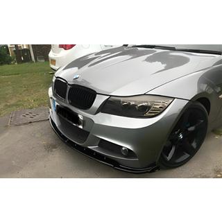 Передний лип DPT V-1 (для E90 M-Sport 2008-2011, Черный Глянец) BMW 3 серия E90/E91 2005-2011 гг. фото 1