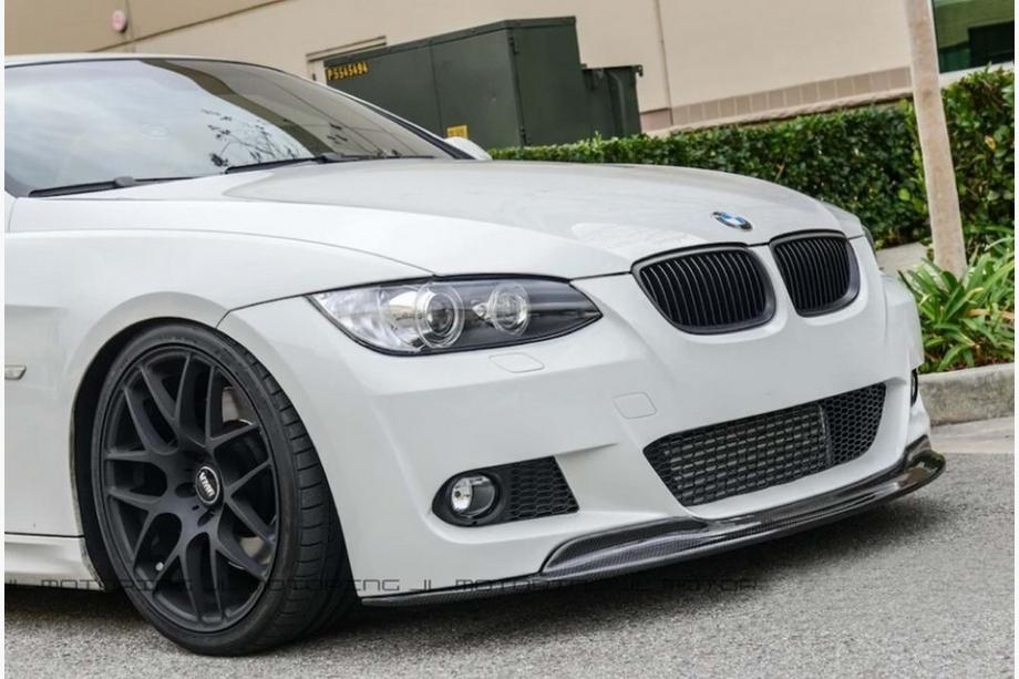 BMW 3 серия E92/E93 2006–2013 гг. Передний лип CSL-Style DPT (для M-Sport 2006-2010, черный глянец) Фото 1