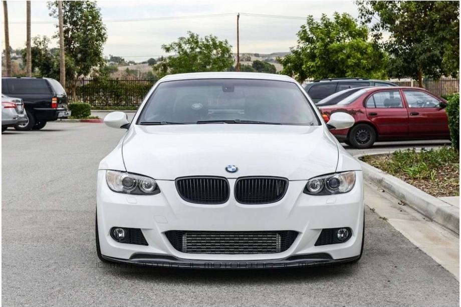 BMW 3 серия E92/E93 2006–2013 гг. Передний лип CSL-Style DPT (для M-Sport 2006-2010, черный глянец) Фото 2