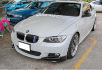 BMW 3 серия E92/E93 2006–2013 гг. Передний спойлер DPT (для M-Sport 2006-2010, черный глянец) фото 2