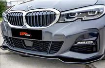 BMW 3 серия G20/G21 2018- гг. Передний лип DPT V-2 (Черный Глянец) фото 1