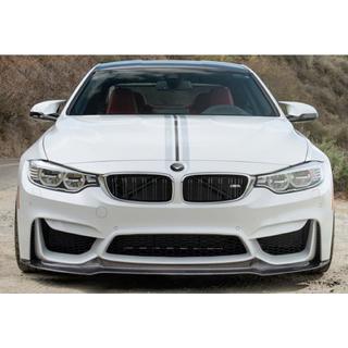 Передний сплиттер DPT V-4 (Для M4, Черный Глянец) BMW 4 серия F32/F33/F36 2012-2020 гг. фото 2