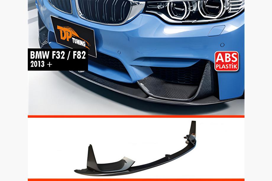 BMW 4 серия F32/F33/F36 2012-2020 гг. Передний лип DPT V-5 (Для M4, Черный Глянец) Image