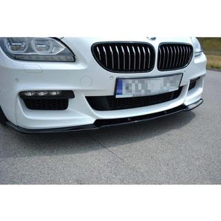 Передний лип-спойлер DPT (для M Performance, черный глянец) BMW 6 серия F12/F13/F06 2011-2018 гг. фото 3