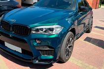 BMW X5 F15 2013-2018 гг. Передний лип DPT V-2 (для X5M F85, черный глянец) фото 10