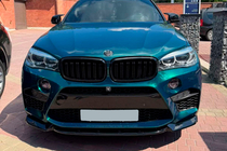 BMW X5 F15 2013-2018 гг. Передний лип DPT V-2 (для X5M F85, черный глянец) фото 11