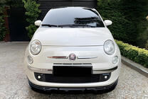 Fiat 500/500L 2013-2022 гг. Передний лип-спойлер DPT (Черный Глянец) фото 1