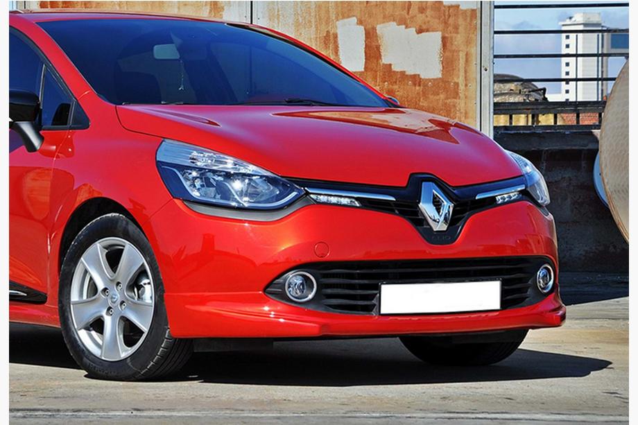 Renault Clio IV 2012-2019 гг. Передний лип-спойлер DPT (SW, под покраску) Image