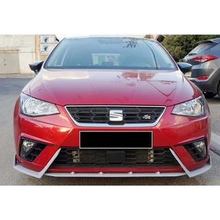Передний лип DPT V-2 (Черный Глянец) Seat Ibiza 2010-2017 гг. фото 3