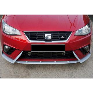 Передний лип DPT V-2 (Черный Глянец) Seat Ibiza 2010-2017 гг. фото 4