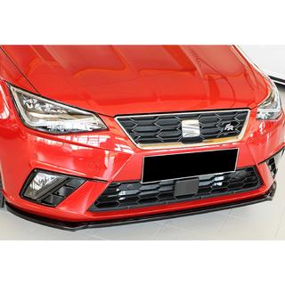Передний лип DPT V-4 (Черный Глянец) Seat Ibiza 2010-2017 гг. фото 3