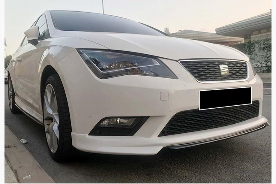 Seat Leon 2013-2020 гг. Передний лип DPT V-1 (2013-2016, грунт под покраску) Image