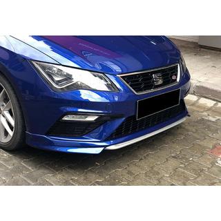 Передний лип DPT V-1 (2017-2020, Черный Глянец) Seat Leon 2013-2020 гг. фото 1