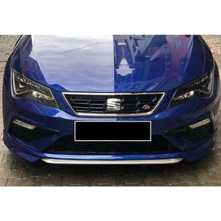 Передний лип DPT V-1 (2017-2020, Черный Глянец) Seat Leon 2013-2020 гг. фото 2