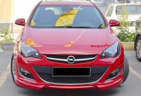 Opel Astra J 2009-2015 гг. Передний спойлер-лапа DPT V-3 (Грунт под покраску) фото 2