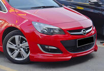 Opel Astra J 2009-2015 гг. Передний спойлер-лапа DPT V-3 (Грунт под покраску) фото 3