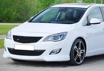 Opel Astra J 2009-2015 гг. Передний спойлер-лапа DPT V-4 (Грунт под покраску) фото 2