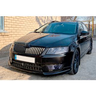 Передний лип DPT V-1 (2013-2017, под покраску) Skoda Octavia III A7 2013-2019 гг. фото 1