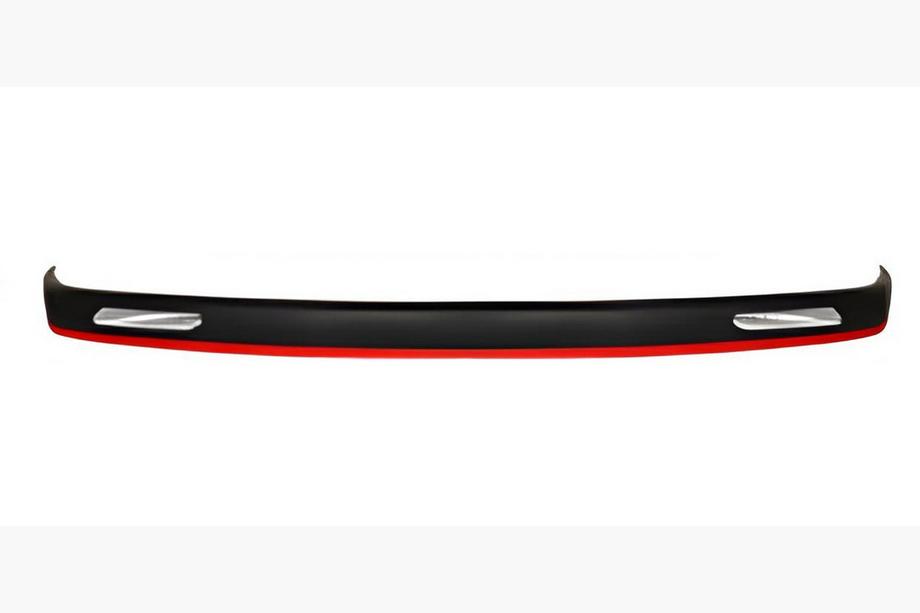 Универсальная передняя губа DPT Red V-1 (ABS, черный глянец) Image