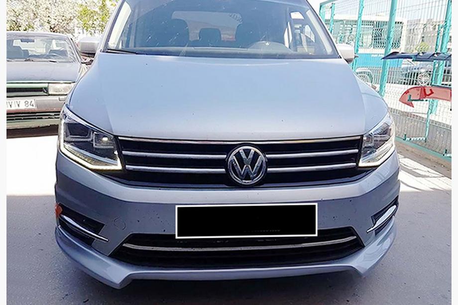 Volkswagen Caddy 2015-2020 гг. Передний лип DPT (под покраску) Image