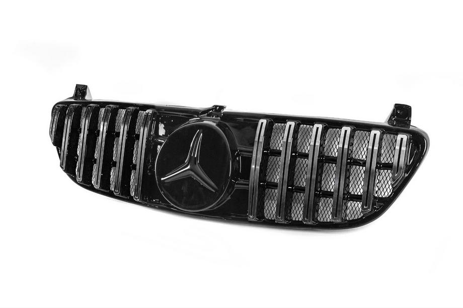 Mercedes Vito W639 2004-2014 гг. Передняя Решетка 2004-2010 GT Panamericana Хром Eco Фото 4