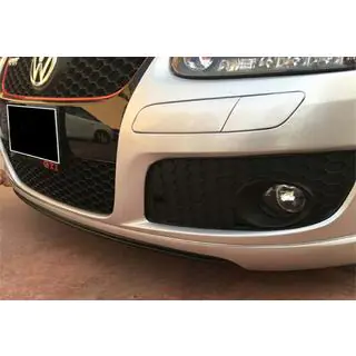 Передний лип DPT V-2 (для GTI, Черный Глянец) Volkswagen Golf 5 2003-2009 гг. фото 2