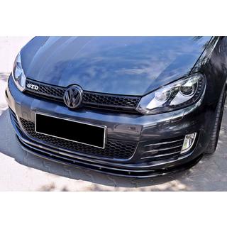 Передний лип DPT V-2 (для GTI, Черный Глянец) фото 1