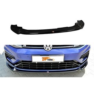 Передний сплиттер DPT V-3 (для R / R-Line HB, 2017-2019, черный глянец) Volkswagen Golf 7/E-Golf 2012-2020 гг. фото 1