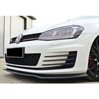 Передний сплиттер DPT V-2 (для GTI, 2012-2017, черный глянец) Volkswagen Golf 7/E-Golf 2012-2020 гг. фото 1